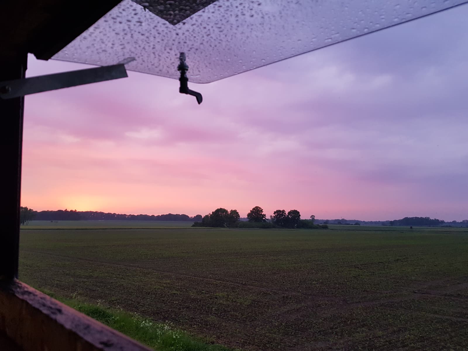 Ansitzfenster im Hochsitz
